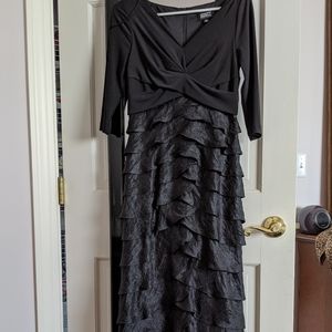 Adrianna Papell black gown